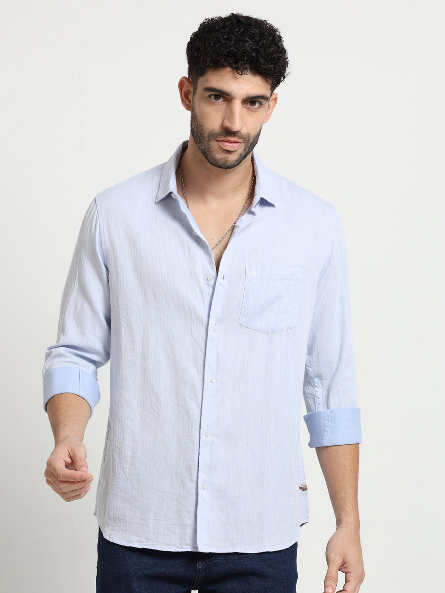 Cobalt Dobby Classic Wave Shirt
