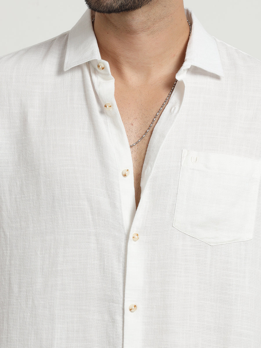 Arctic Dobby White wave Shirt