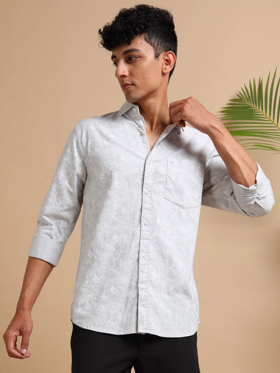 Cloud Tone Pattern Shirt