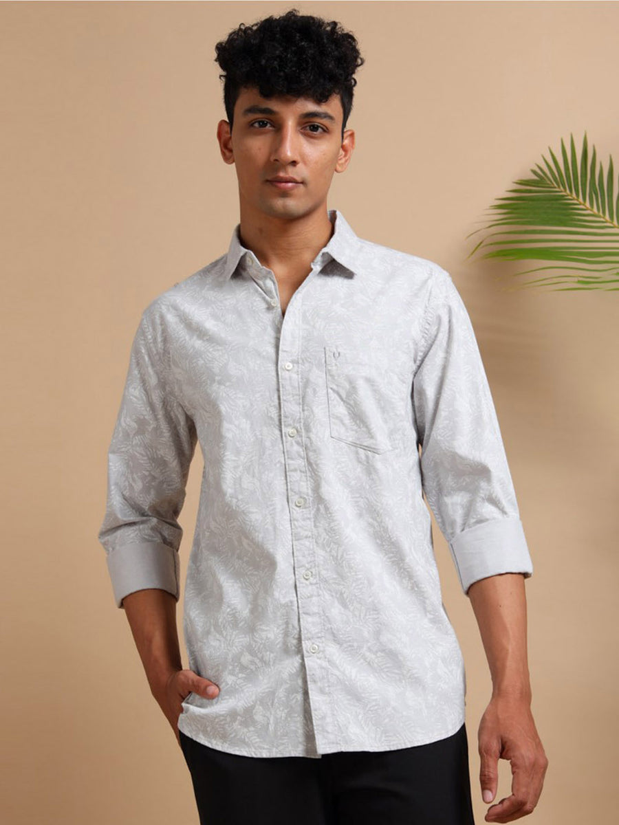 Cloud Tone Pattern Shirt