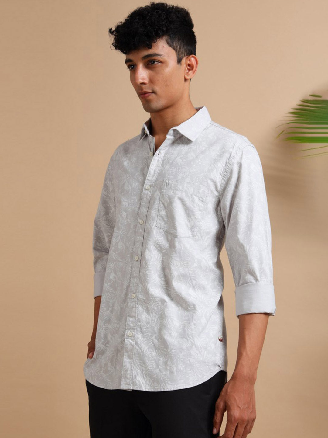 Cloud Tone Pattern Shirt