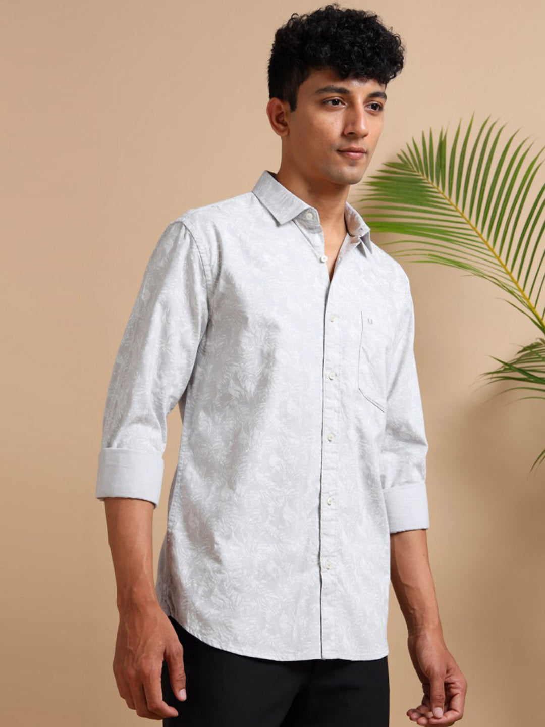 Cloud Tone Pattern Shirt