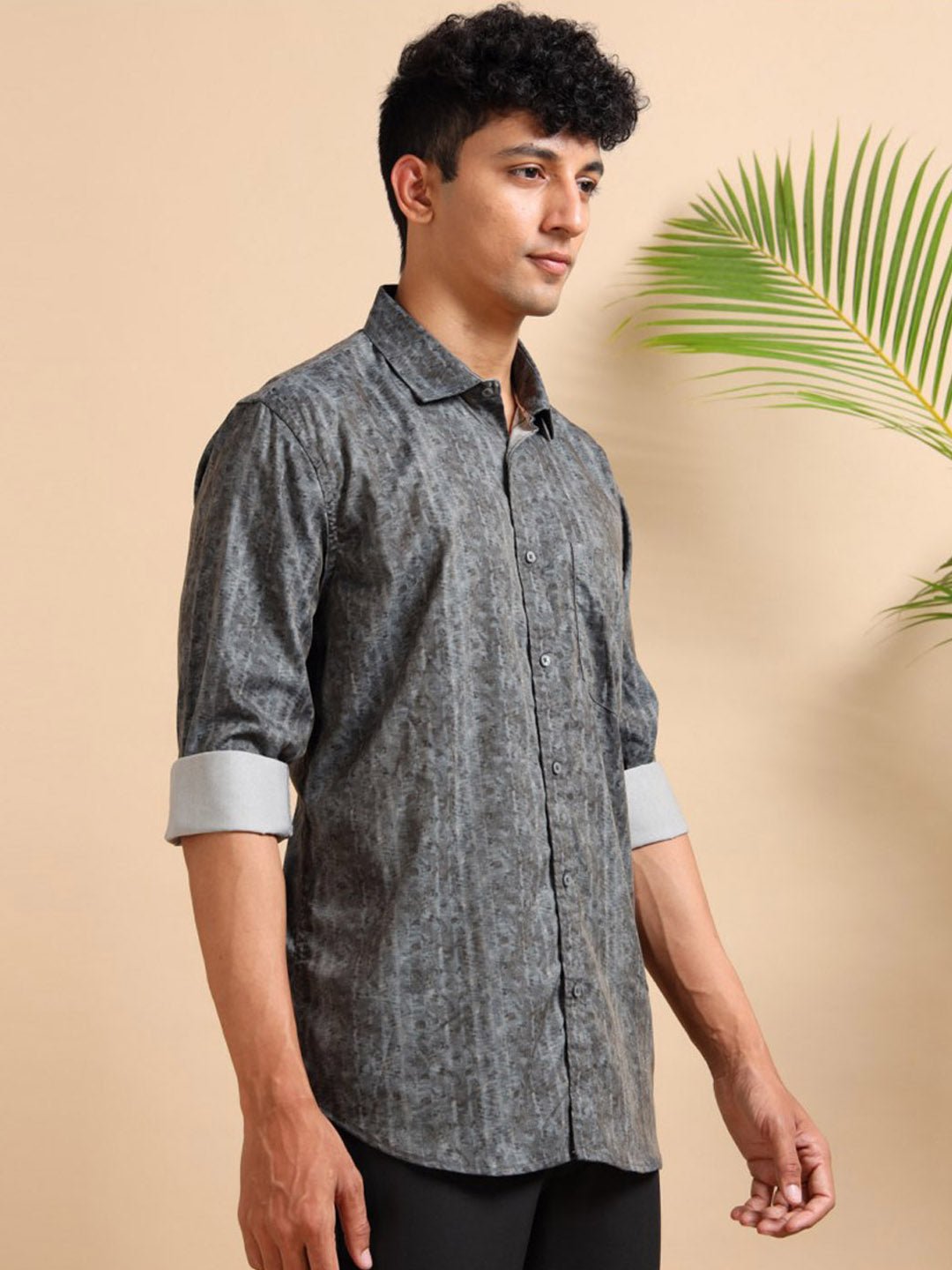 Grey Abstract Vibe Shirt