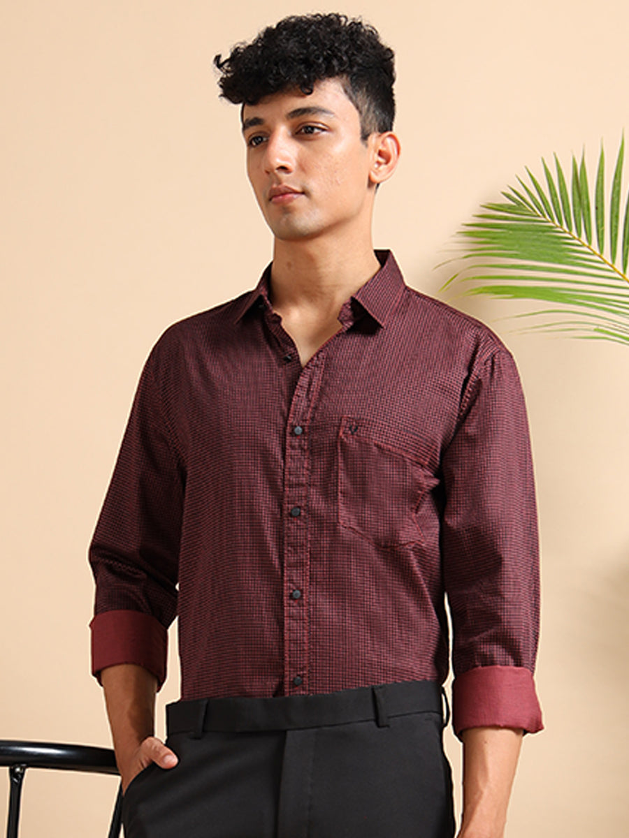 Warm Hue Pattern Shirt