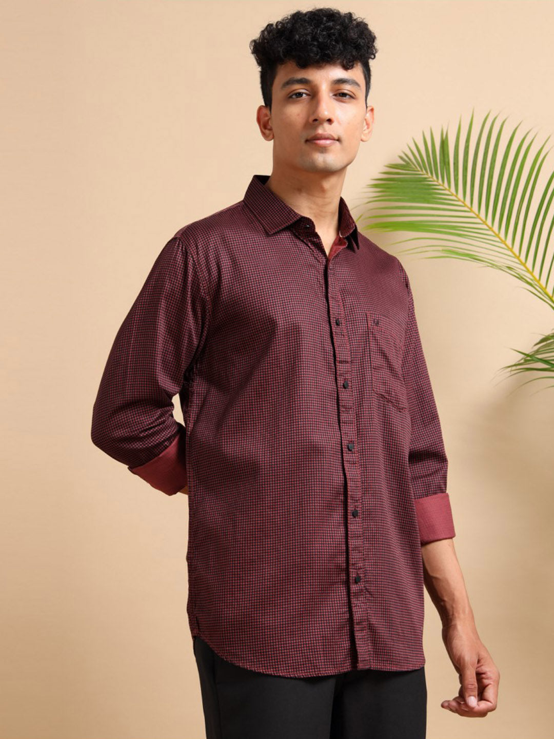 Warm Hue Pattern Shirt