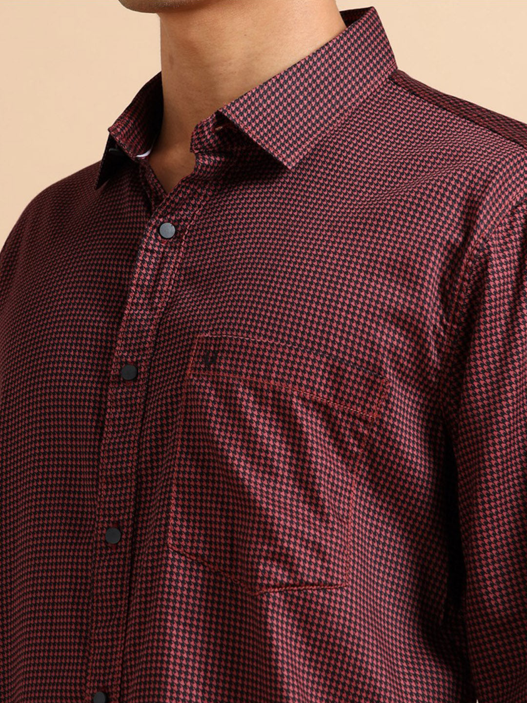 Warm Hue Pattern Shirt