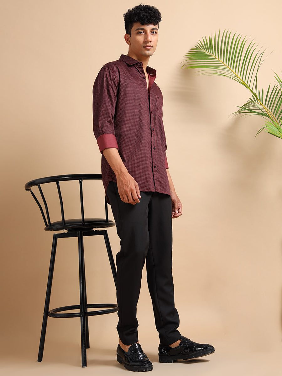 Warm Hue Pattern Shirt