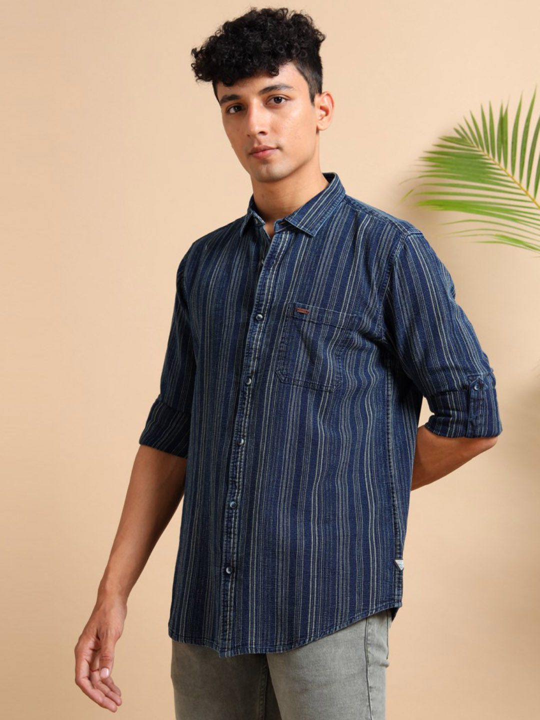 Leafline Indigo Shirt
