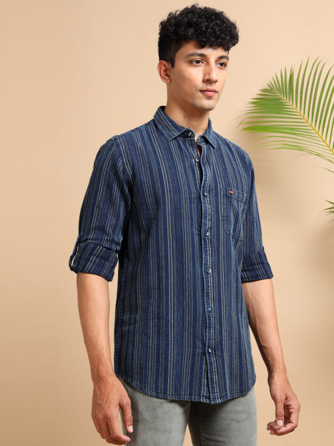 Leafline Indigo Shirt