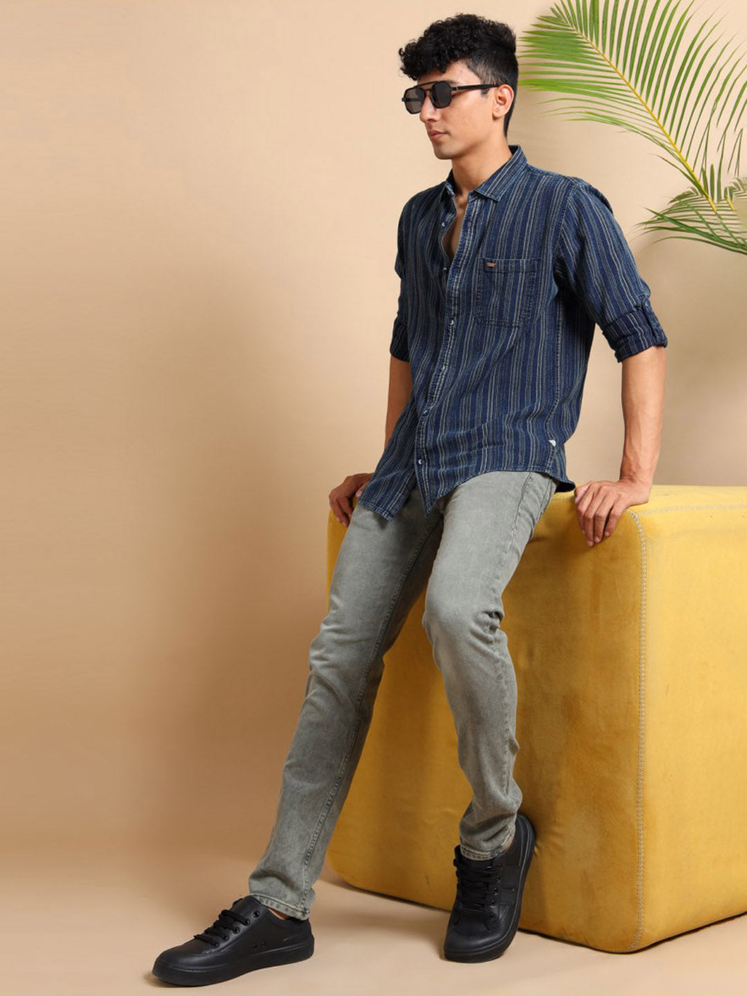 Leafline Indigo Shirt