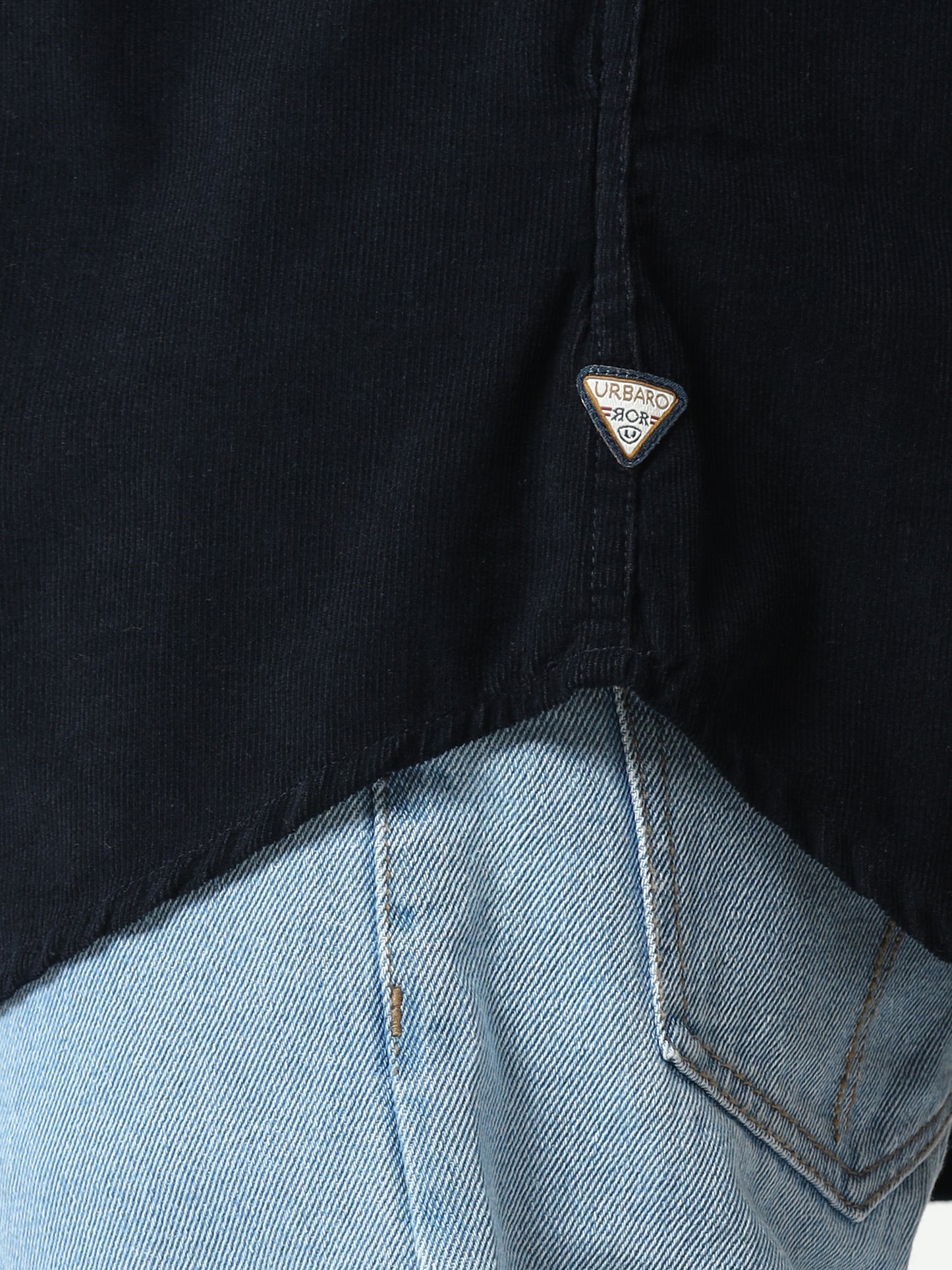 Midnight Elegance Corduroy Shirt