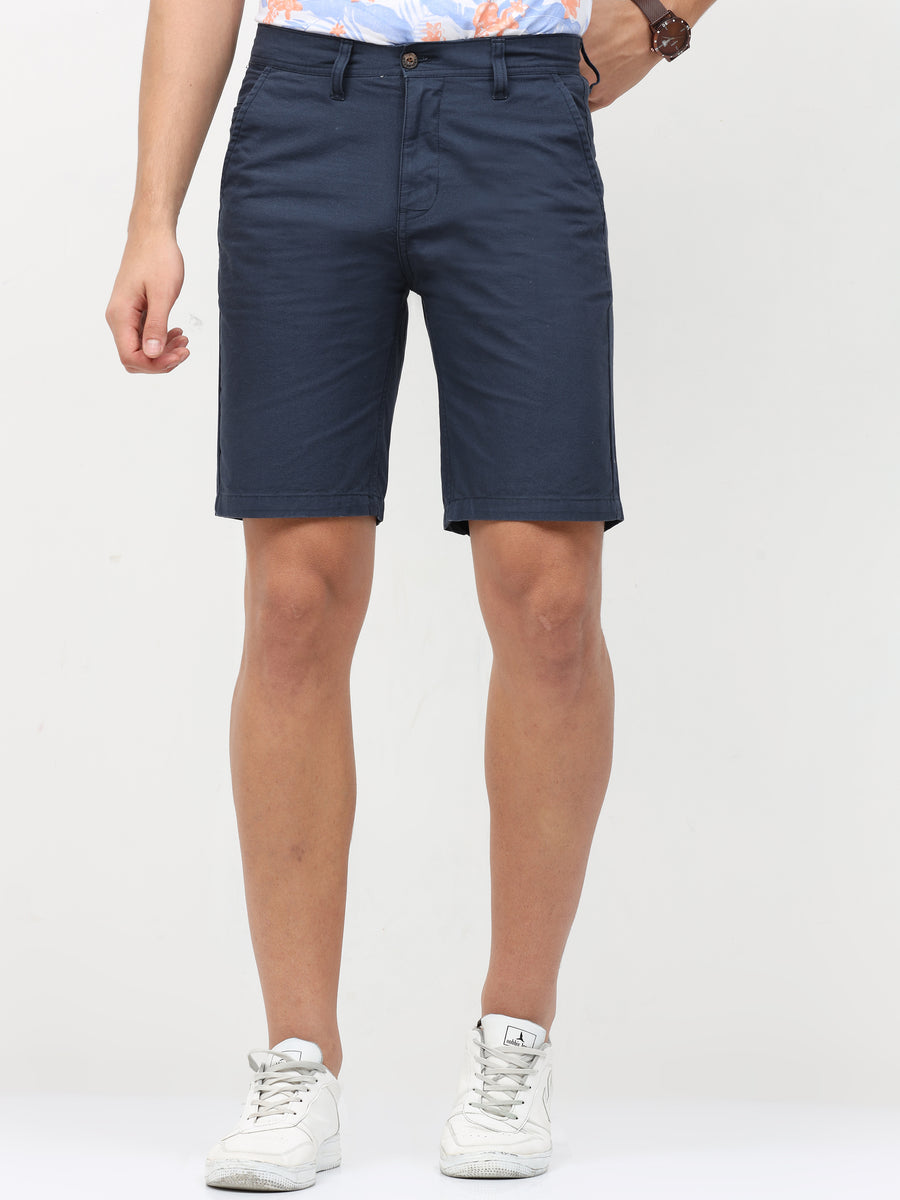 NAVY PLAIN SHORT