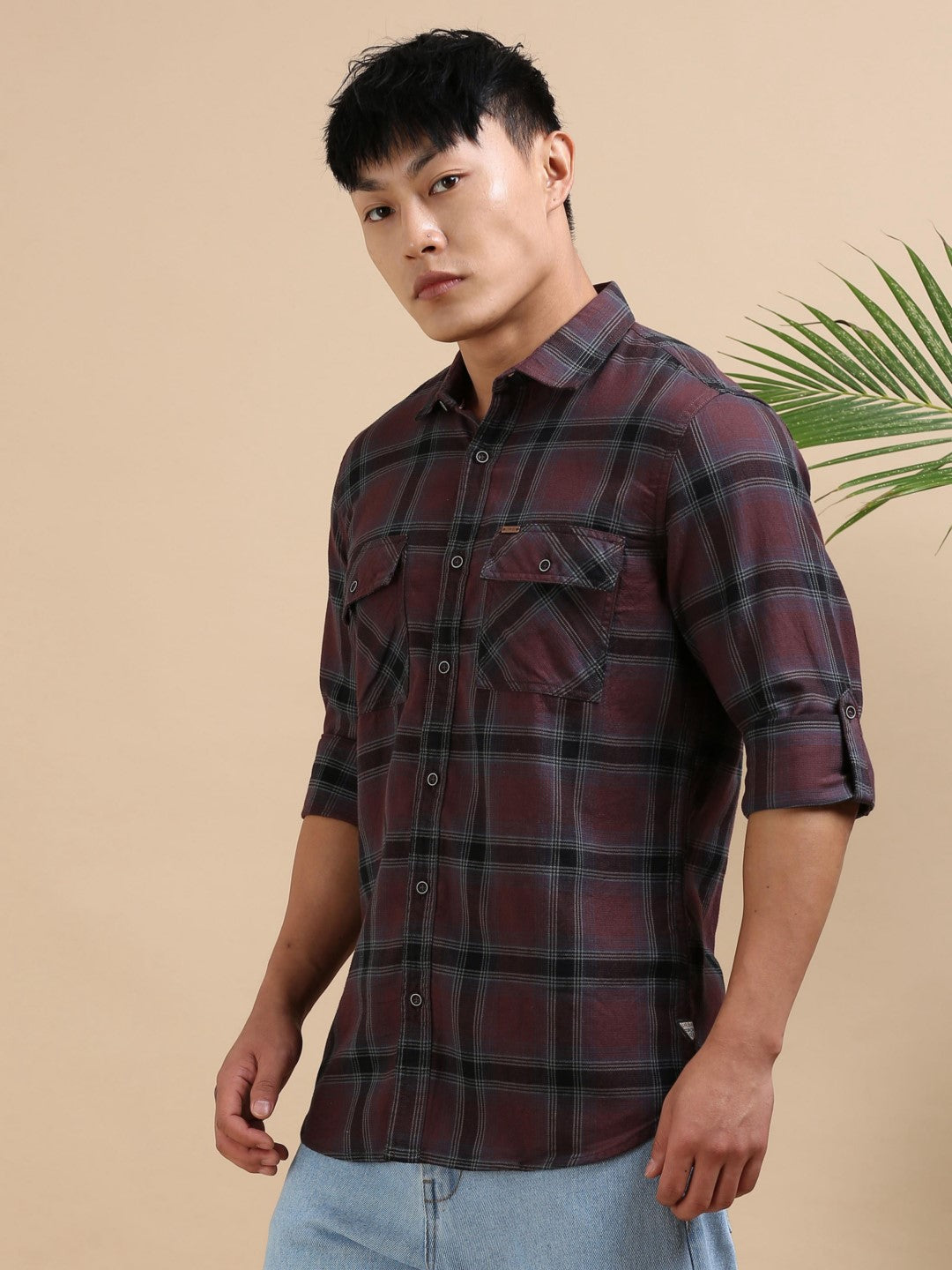 Brownline Edit Check Shirt