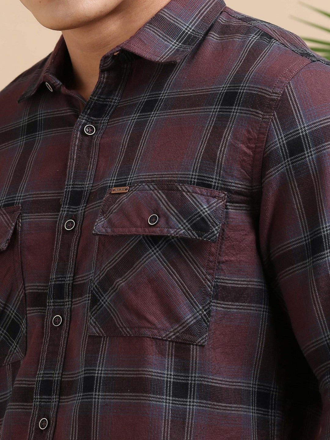 Brownline Edit Check Shirt