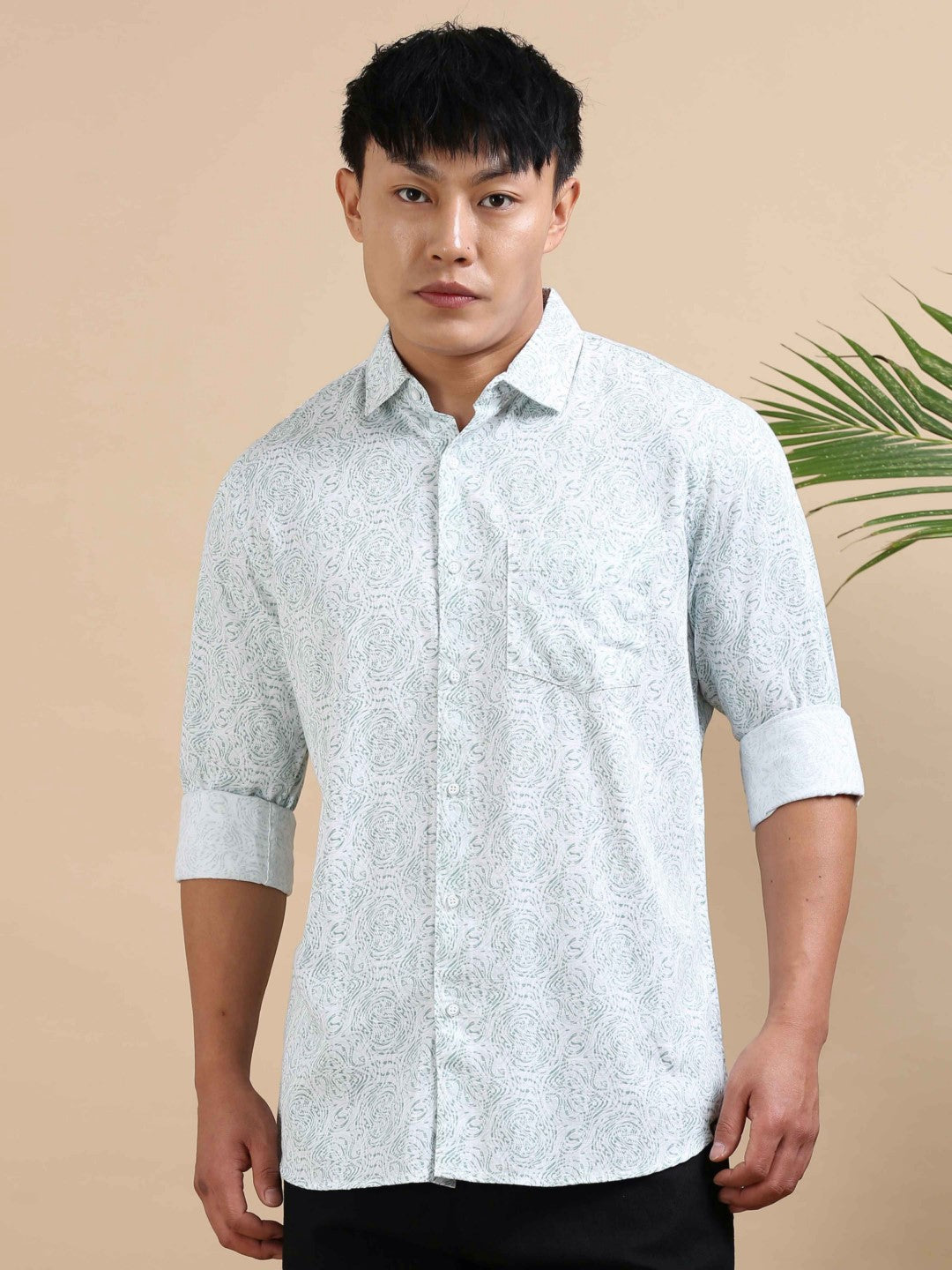 Botanic Burst Print Shirt