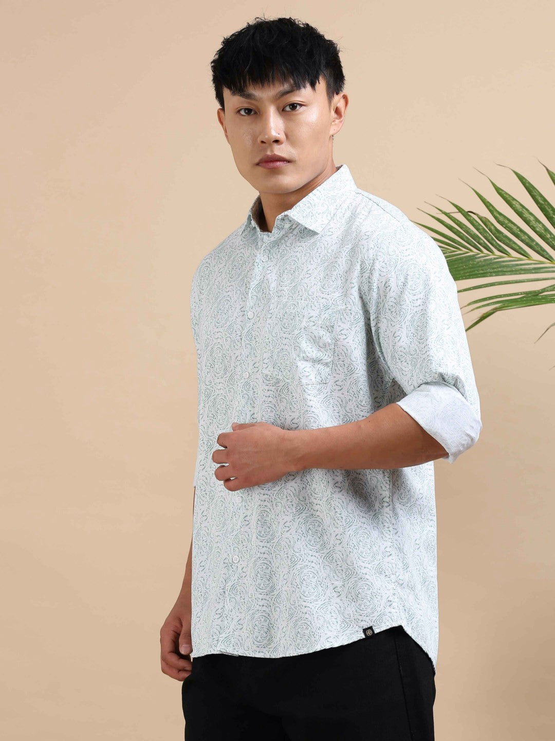 Botanic Burst Print Shirt