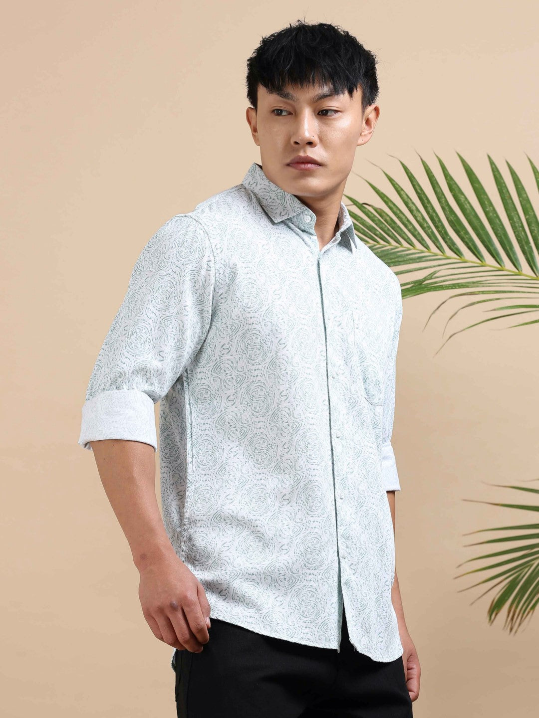 Botanic Burst Print Shirt