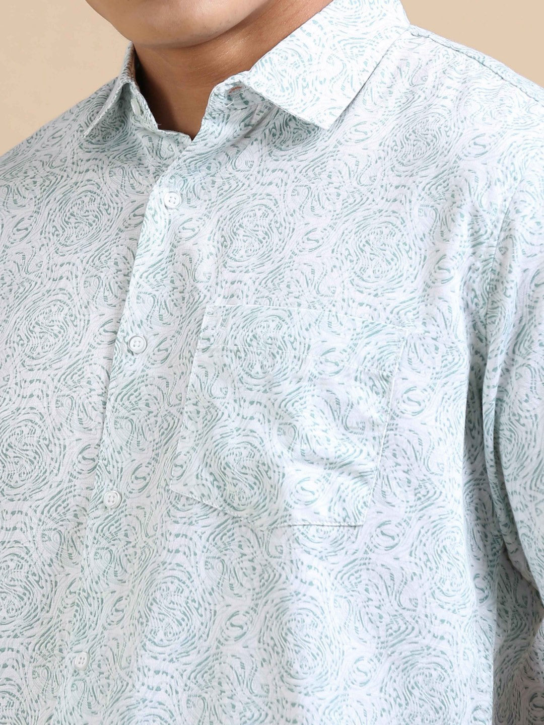 Botanic Burst Print Shirt