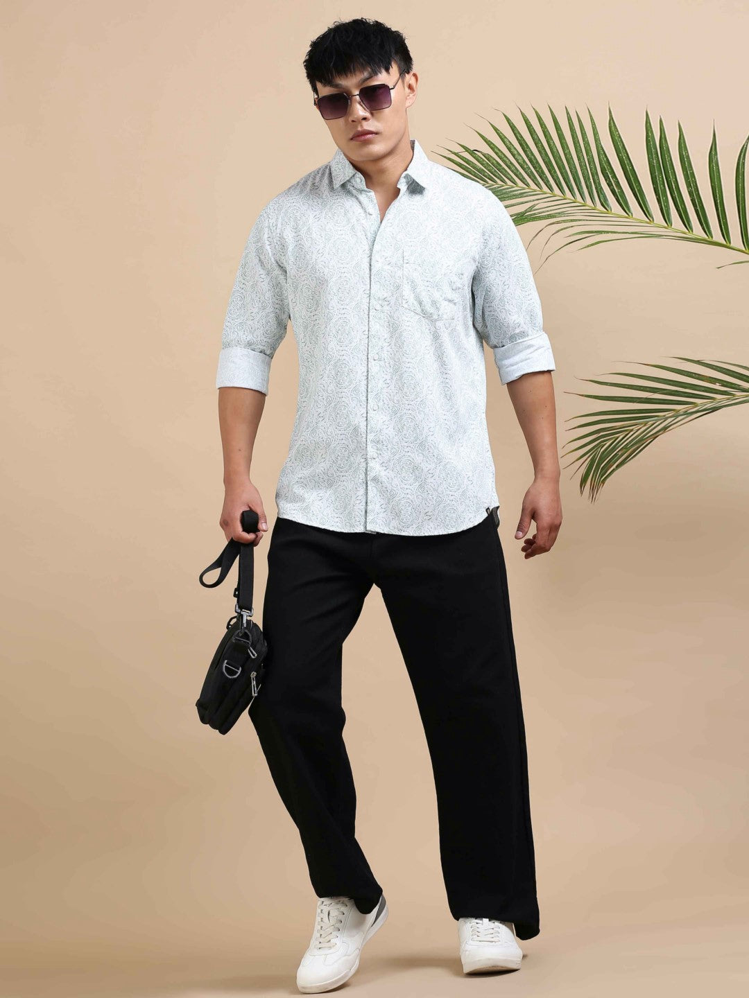 Botanic Burst Print Shirt