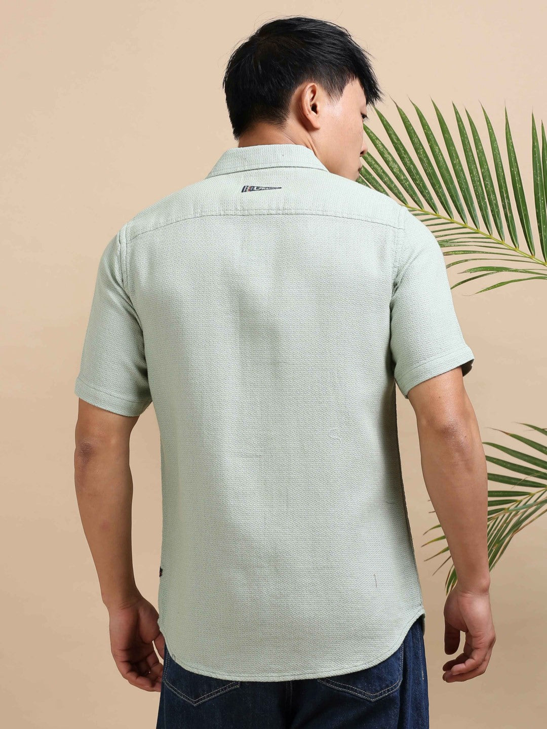 Mint Weave Dobby Shirt