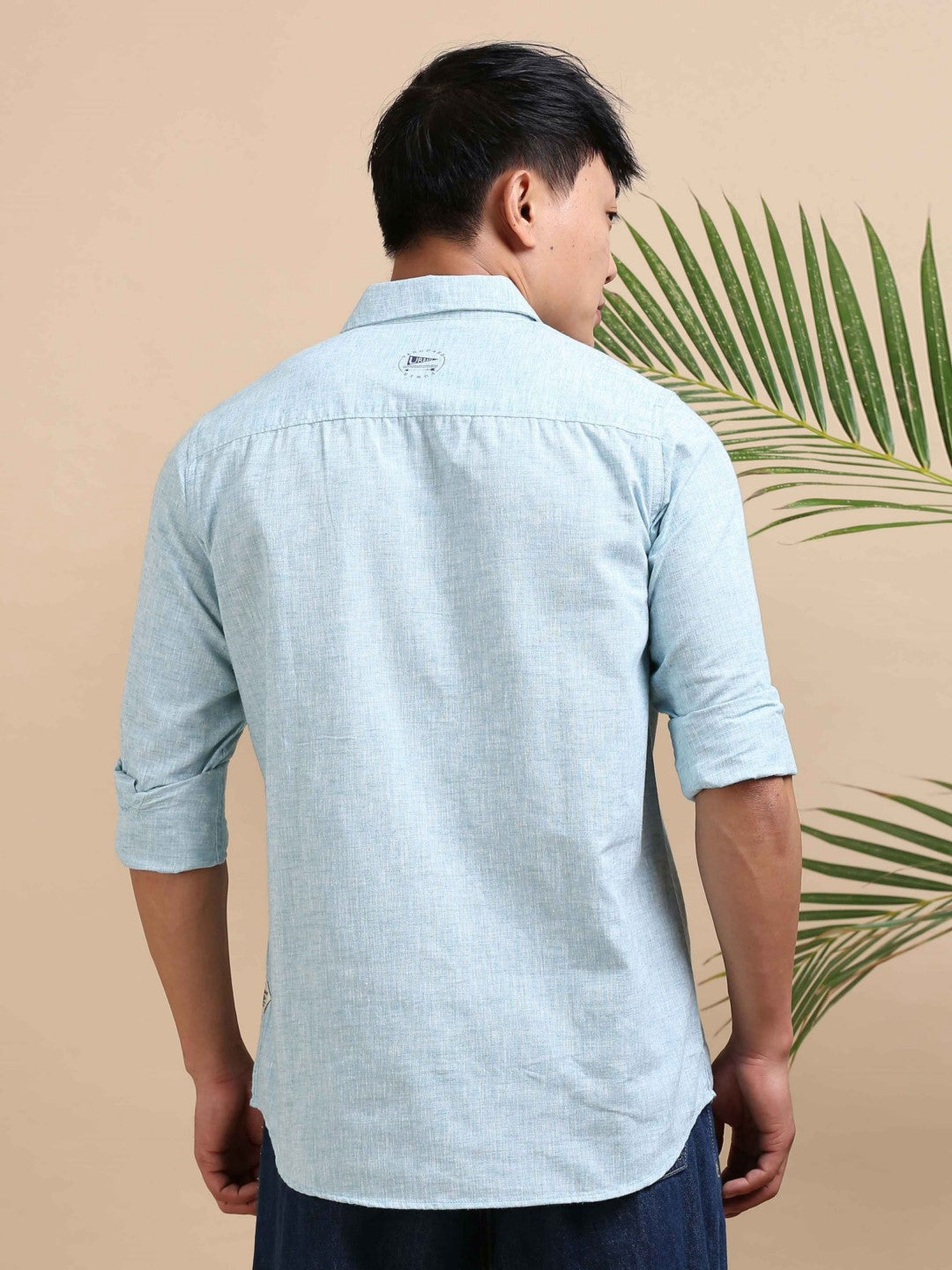 Urbaro Leaf Plain Shirt