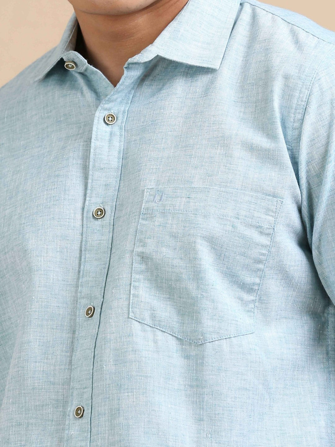 Urbaro Leaf Plain Shirt