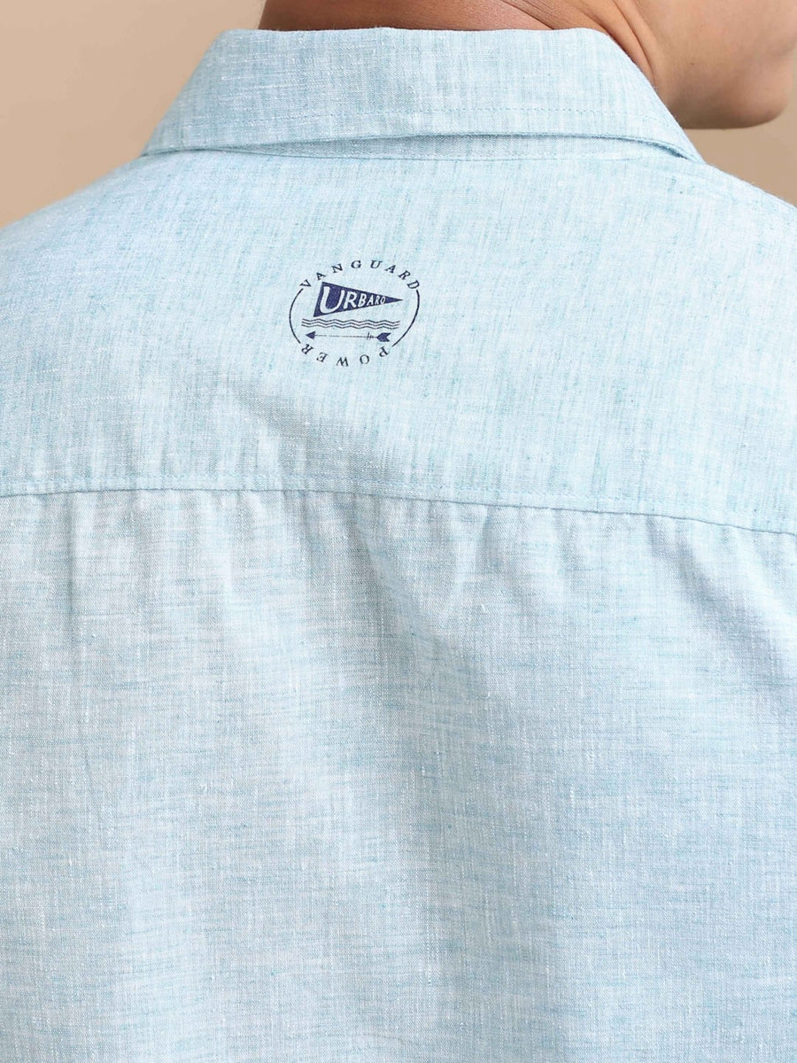 Urbaro Leaf Plain Shirt