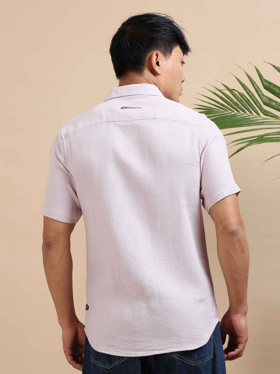 Pink Precision Dobby Shirt