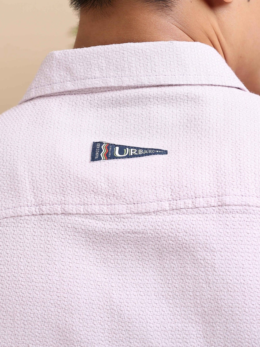 Pink Precision Dobby Shirt