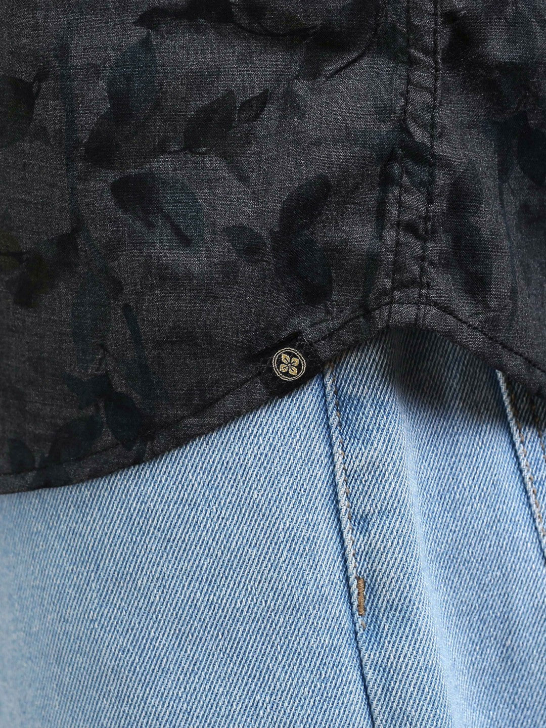 Olive Mirage Print Shirt