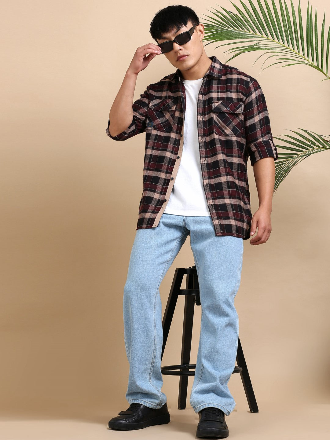 Blackline Edit Check Shirt