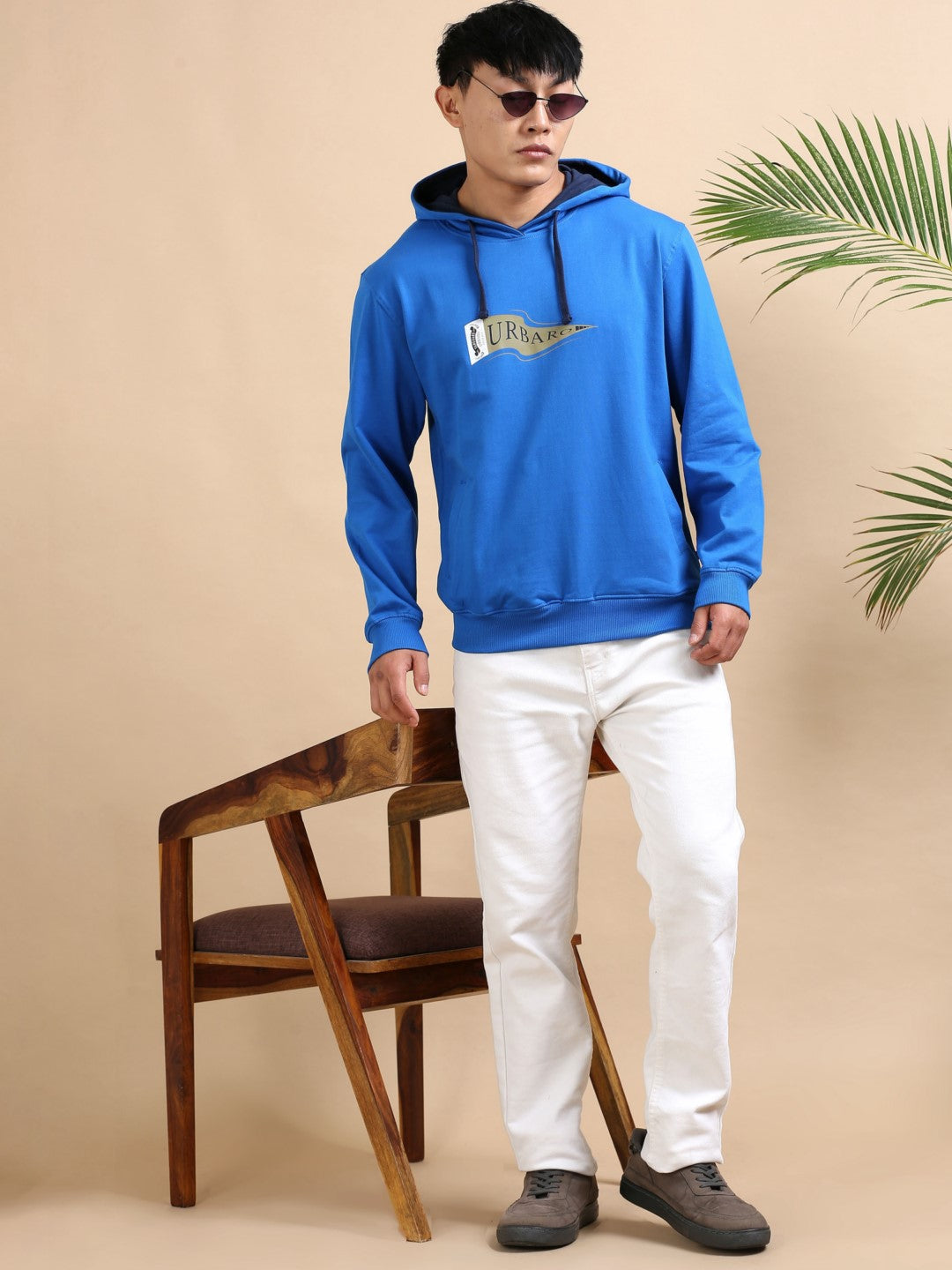 Electric blue hoodie