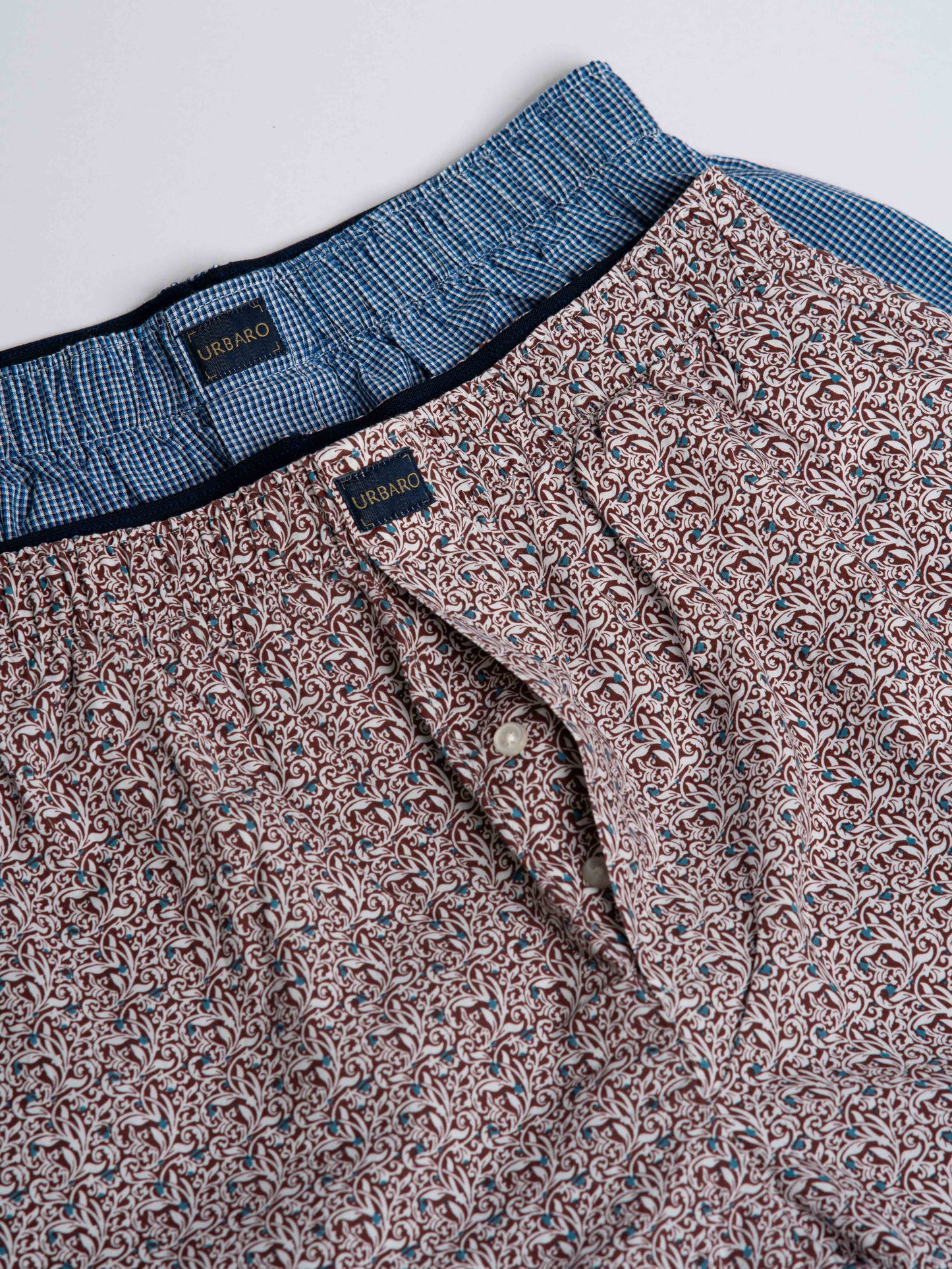 Graphic Contrast Combo Boxer Shorts