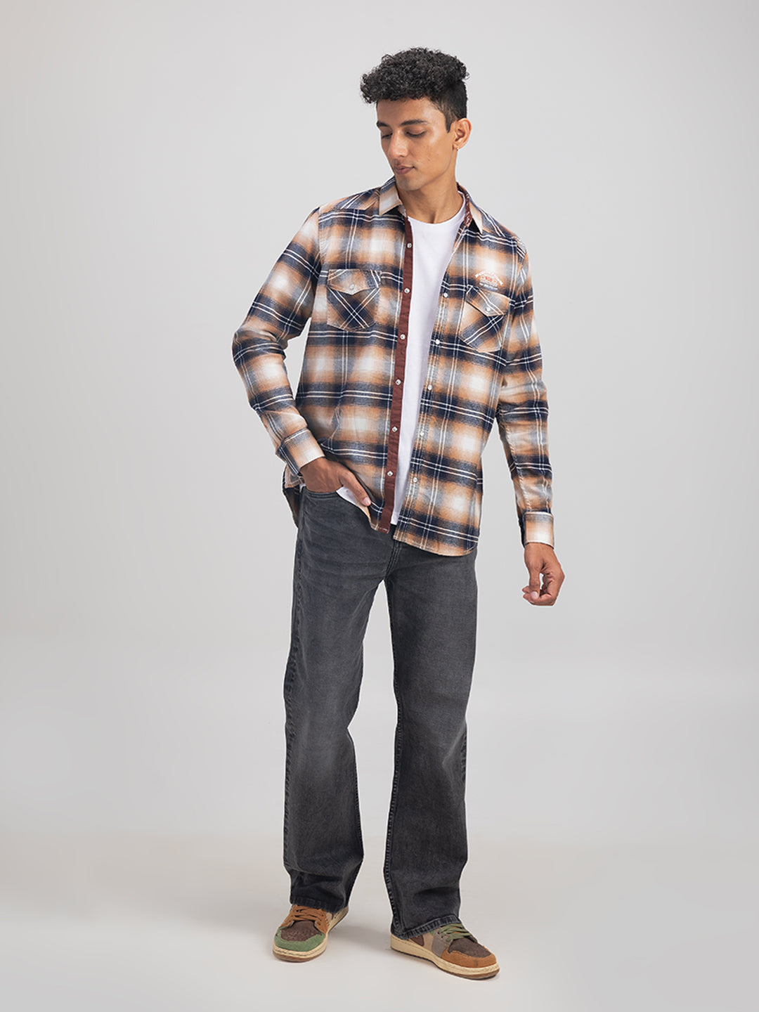 Sandstone Plaid Shirt