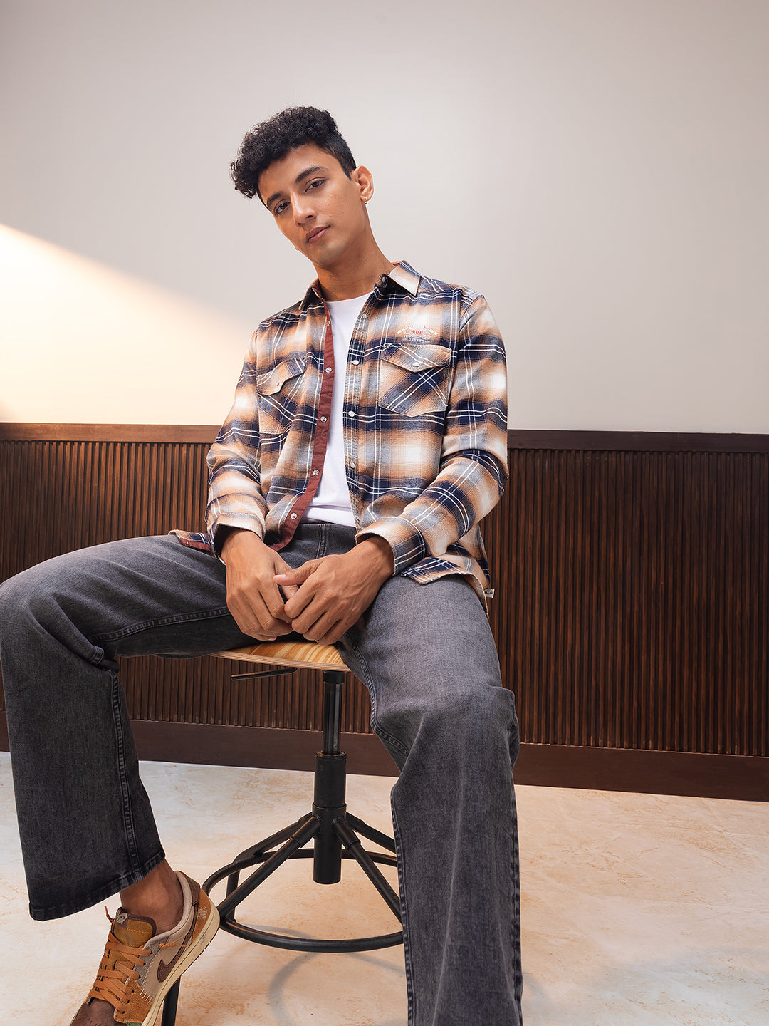 Sandstone Plaid Shirt