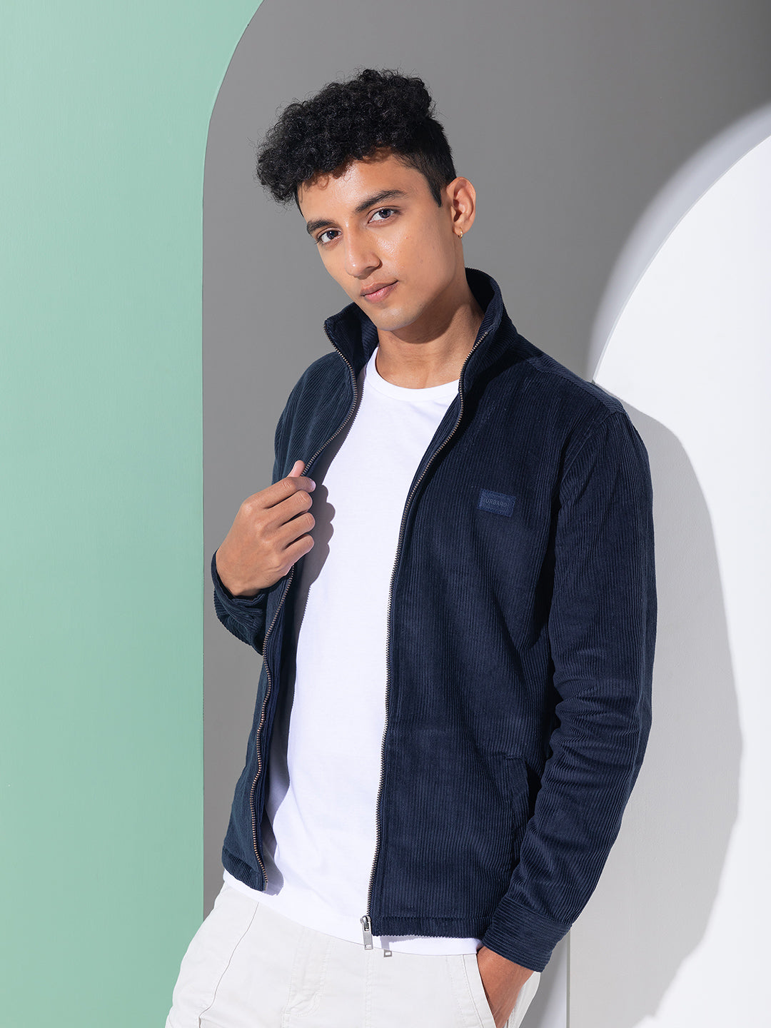 Navy Corduroy Jacket