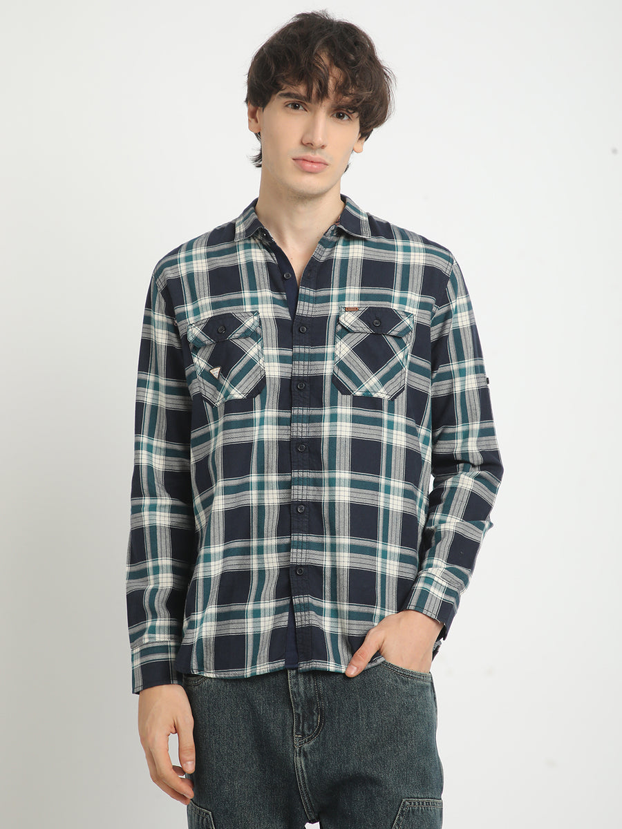 Marine Check Comfort Shirt