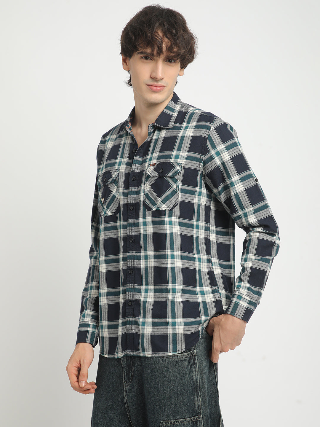 Marine Check Comfort Shirt