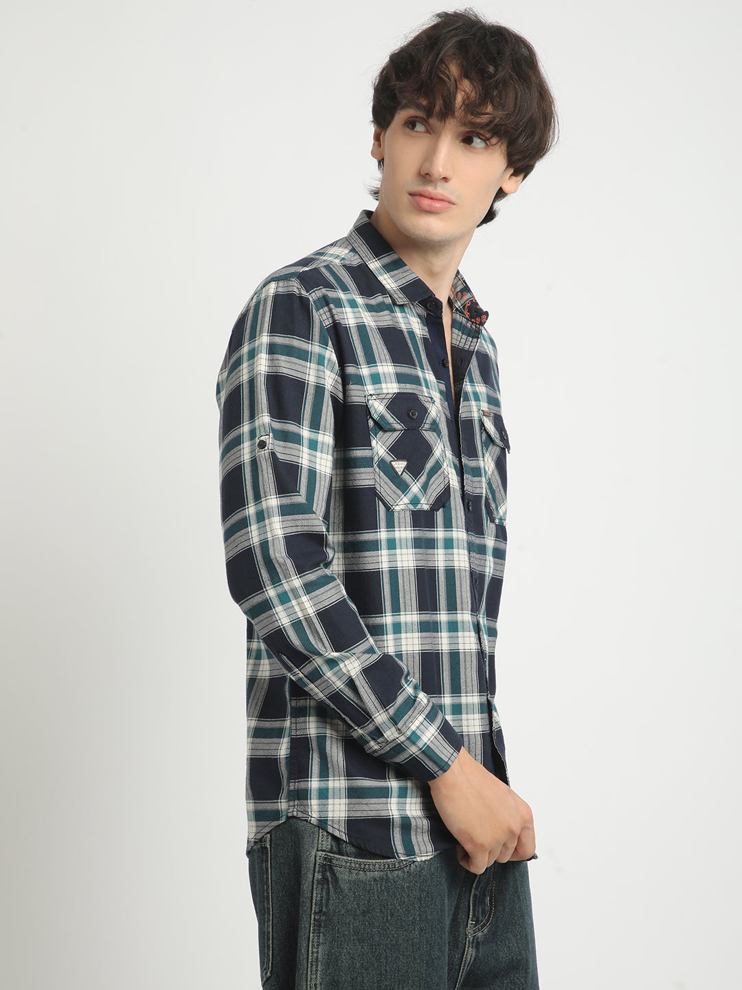 Marine Check Comfort Shirt
