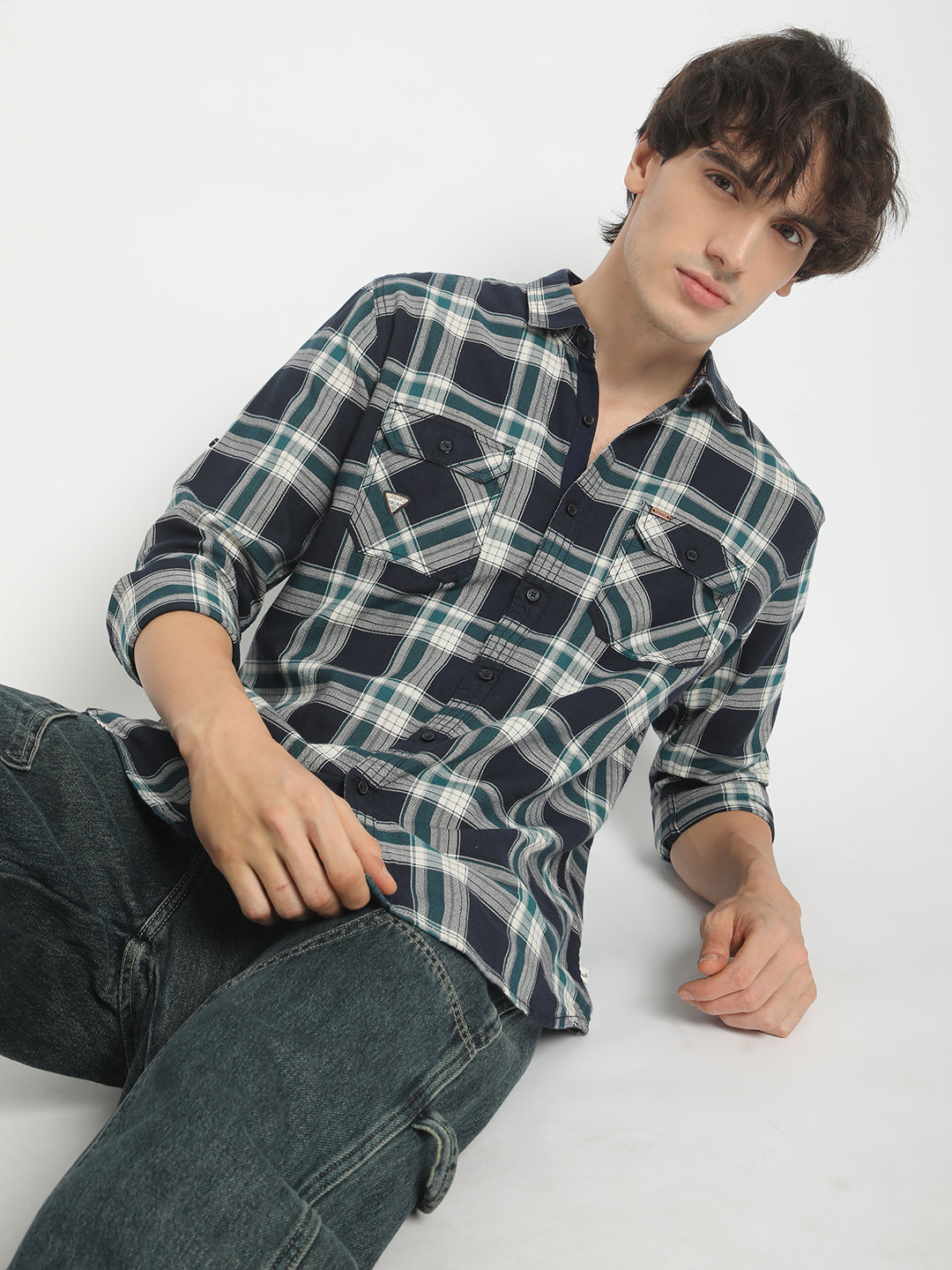 Marine Check Comfort Shirt