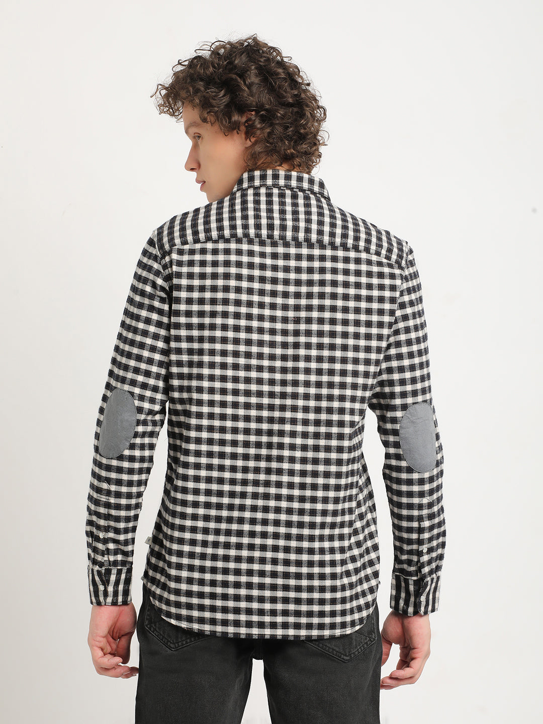 Blackened Check Twin Pocket Shirt