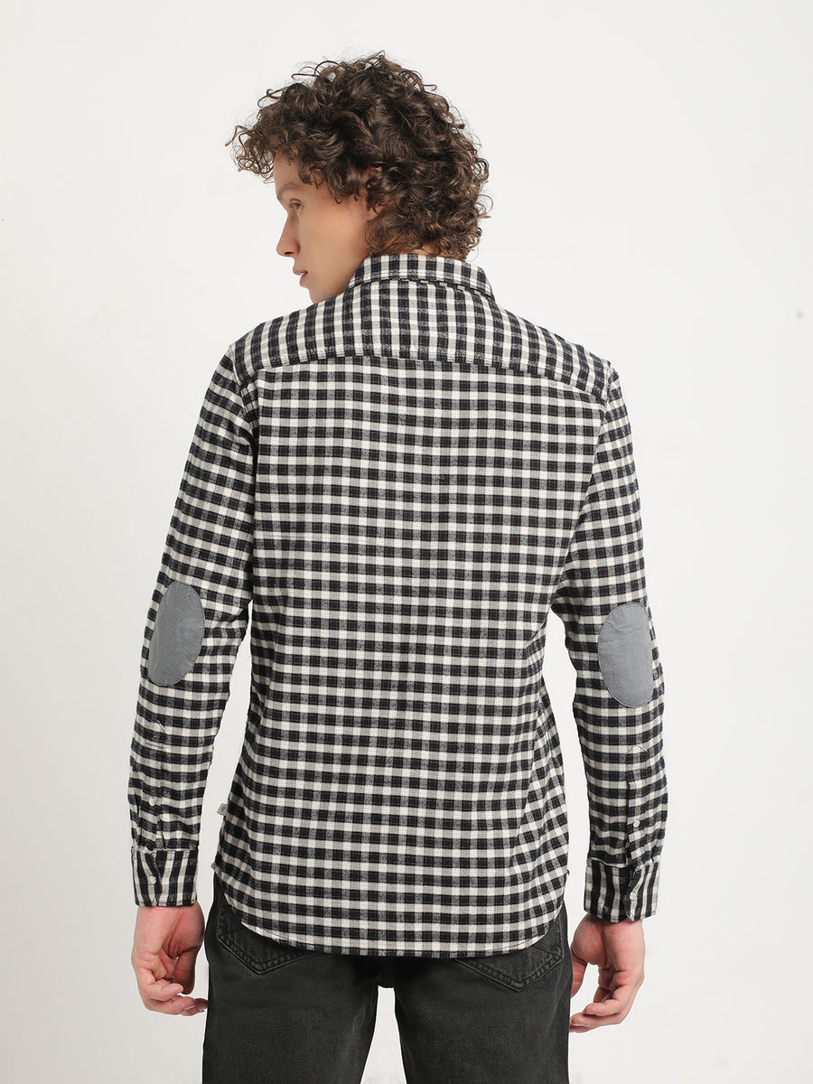 Blackened Check Twin Pocket Shirt