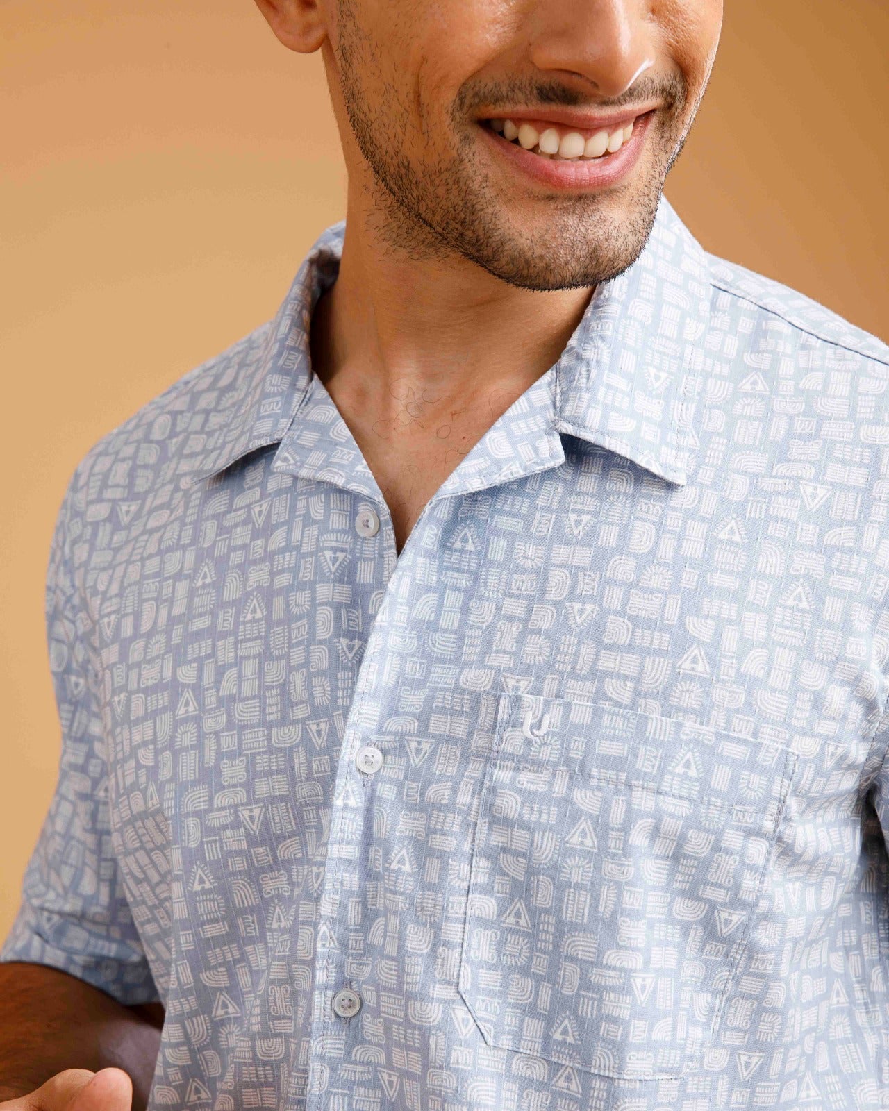 Tropical Short Sleeve Print Shirt