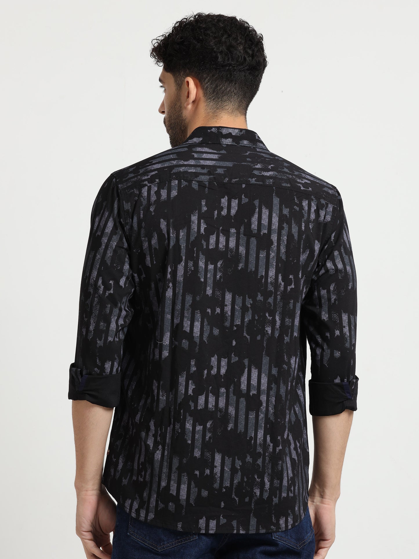 Ebony  Shadowed Print Shirt