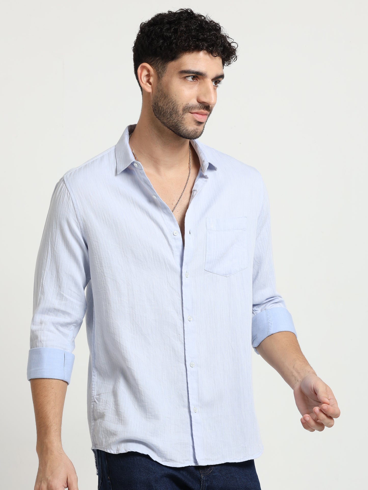 Cobalt Dobby Classic Wave Shirt