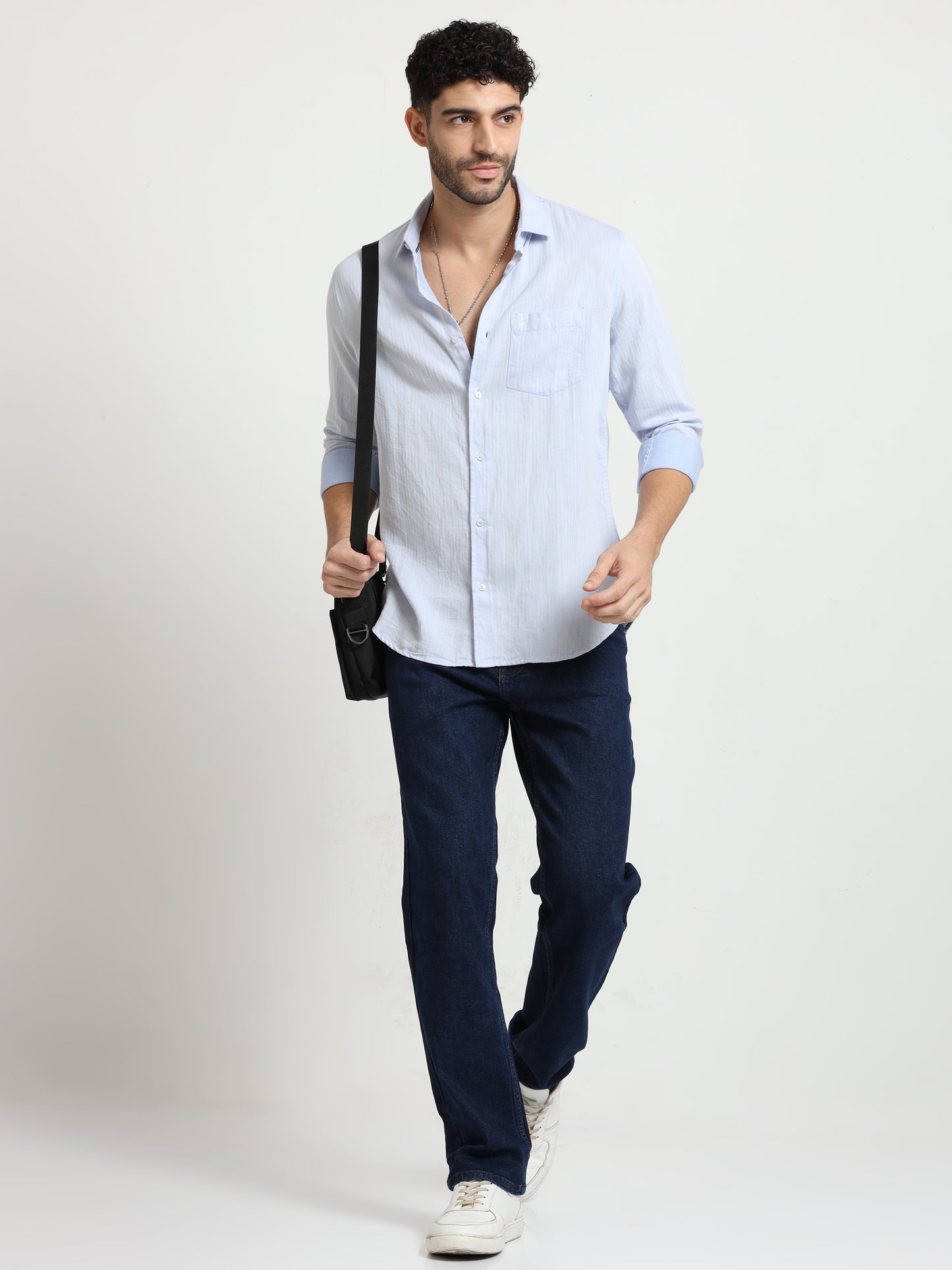 Cobalt Dobby Classic Wave Shirt