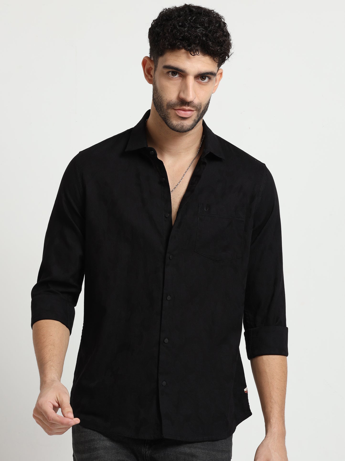 Charcoal Dobby Sophistication Shirt