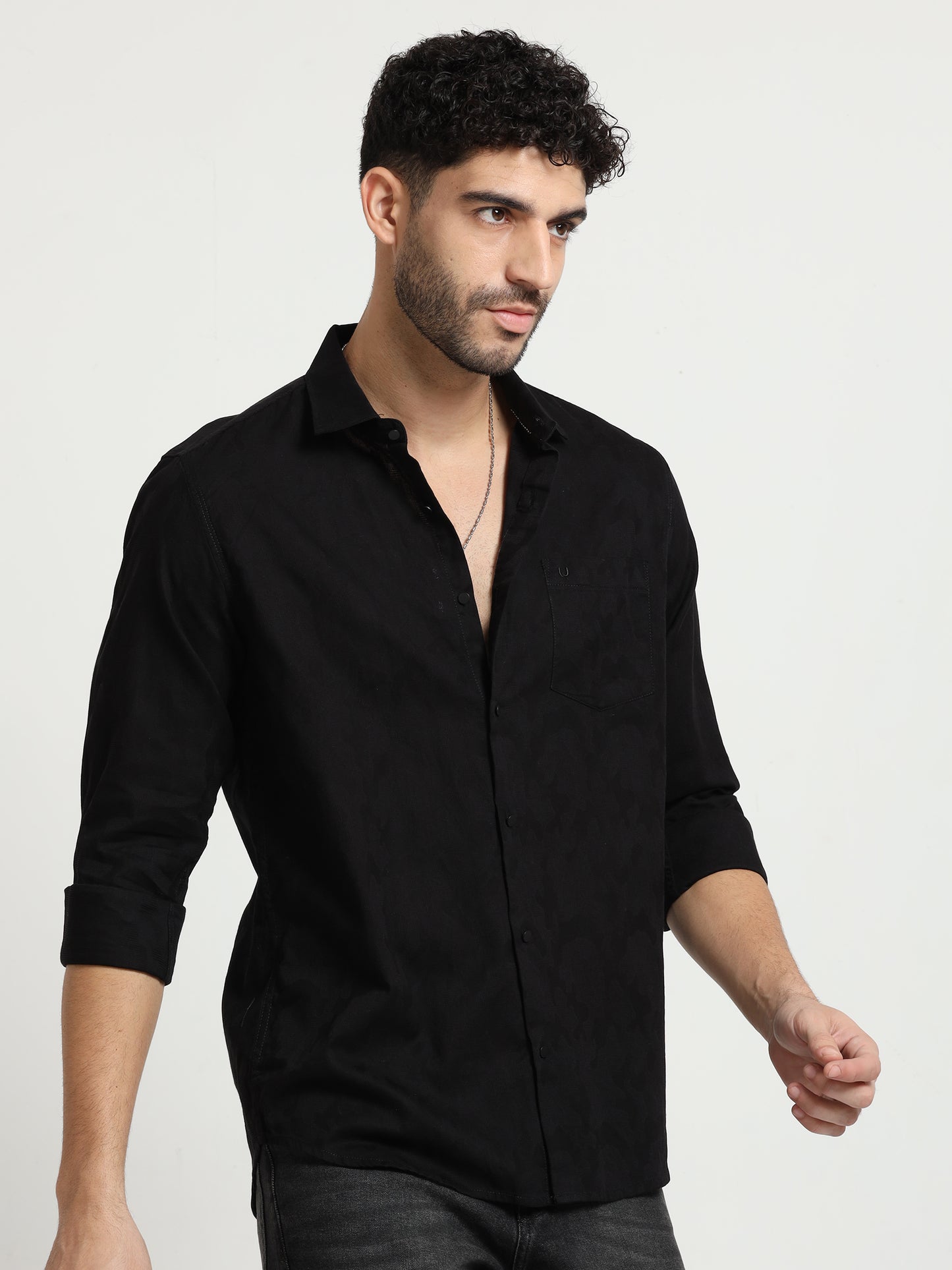 Charcoal Dobby Sophistication Shirt