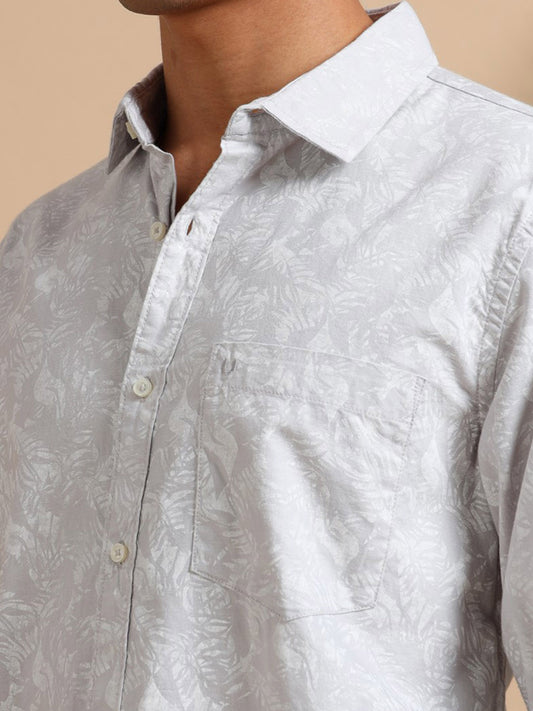 Cloud Tone Pattern Shirt