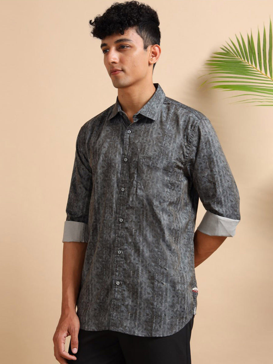 Grey Abstract Vibe Shirt